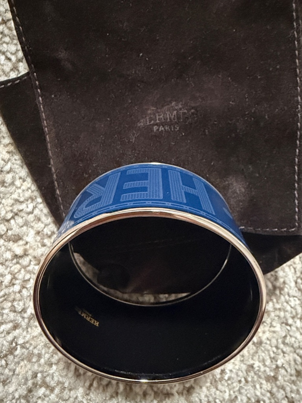 Hermès Bangle NEUF BRACELET Blue Marine